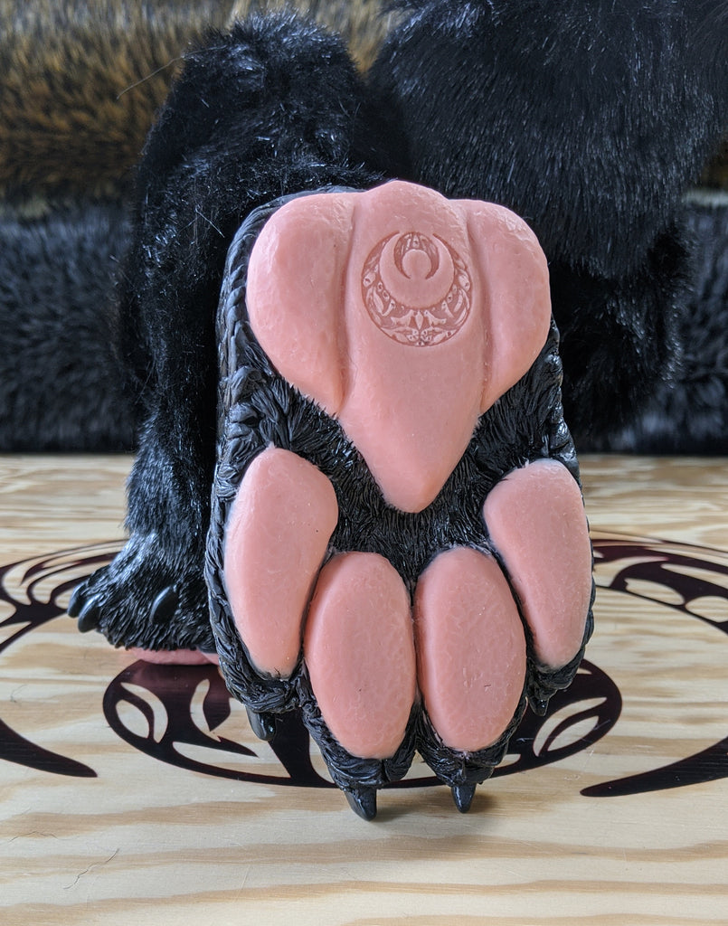 Creature Feet Unisex Heeless Wolf Paws with Thigh High Leggings